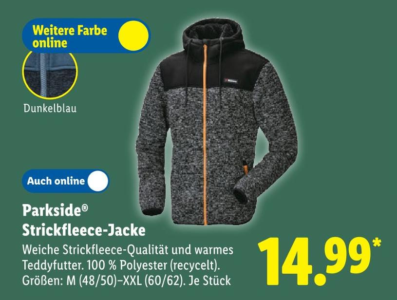 Strickfleece-Jacke