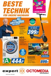 Fernseher im expert Prospekt in Achern Aktueller expert Prospekt mit Fernseher, "Top Angebote", Seite 1