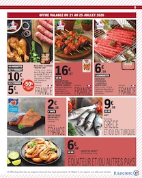 Prix et réduction Crevettes dans le prospectus E.Leclerc en cours Offre Crevettes dans le catalogue E.Leclerc du moment à la page 9