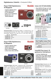 Fotokamera Angebot im aktuellen Conrad Electronic Prospekt auf Seite 562