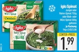 Spinat von iglo im aktuellen EDEKA Prospekt für 1,99 €