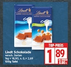 Schokolade von Lindt im aktuellen EDEKA Prospekt