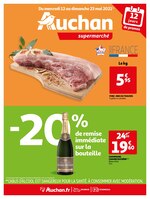 Catalogue Auchan à Les Pennes-Mirabeau, avec 28 pages Prospectus Auchan à Les Pennes-Mirabeau, "-20% de remise immédiate sur la bouteille", 28 pages, 12/05/2021 - 23/05/2021