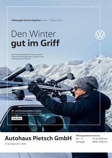 Volkswagen Prospekt für Melle, Wiehengeb: Den Winter gut im Griff, 1 Seite, 01.01.2022 - 28.02.2022