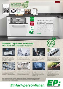 Geschirrspüler im aktuellen EP: Prospekt (Ludwigshafen (Rhein)) Geschirrspüler im EP: Prospekt "MIELE - Hausgeräte, effizient und langlebig!" mit 12 Seiten (Ludwigshafen (Rhein))