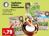 Kräuter-Saatscheiben Angebote von Topfkultur bei Thomas Philipps Lünen für 0,79 €