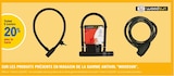 20% avec la carte ticket e.Leclerc Sur les produits présents en magasin de la gamme antivol WOODSUN - WOODSUN en promo chez E.Leclerc 20% avec la carte ticket e.Leclerc Sur les produits présents en magasin de la gamme antivol WOODSUN - WOODSUN dans le catalogue E.Leclerc