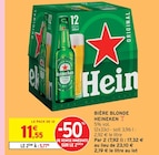 Bière Blonde - Heineken - Intermarché Super à Tours Bière Blonde - Heineken en promo chez Intermarché Super Tours à 5,77 €