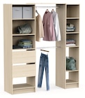 Kit dressing Opus réversible, effet chêne - SPACEO - LEROY MERLIN à Aulnay-sous-Bois Kit dressing Opus réversible, effet chêne - SPACEO en promo chez LEROY MERLIN Aulnay-sous-Bois à 109,00 €