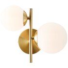 Applique murale G9, acier / cristal, laiton, Callas, INSPIRE - INSPIRE dans le catalogue Leroy Merlin