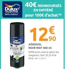 Mr.Bricolage Strasbourg - Promo Aérosol noir mat Promo Aérosol noir mat à 12,90 € dans le catalogue Mr.Bricolage à Strasbourg
