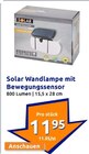 Solar Wandlampe mit Bewegungssensor im aktuellen Action Prospekt