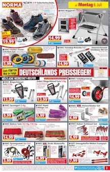 Schuhe im aktuellen Norma Prospekt (Ulm) Schuhe im Norma Prospekt "Mehr fürs Geld" mit 21 Seiten (Ulm)