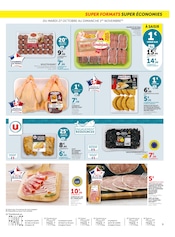Poulet en promo dans le catalogue Super U à la page 9