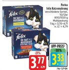 EDEKA - felix Katzennahrung Angebot im Prospekt felix Katzennahrung bei EDEKA im Prospekt "" für 3,33 €