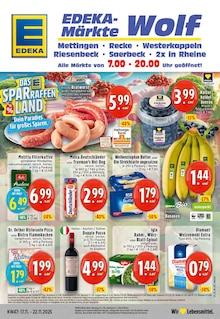 EDEKA Prospekt der Woche "Aktuelle Angebote" Seite 1, 17.11.2025 bis 22.11.2025 für Osnabrück Aktueller EDEKA Prospekt "Aktuelle Angebote" Seite 1 von 24 Seiten für Osnabrück