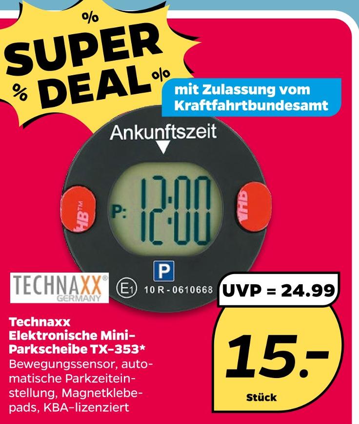 Elektronische Mini-Parkscheibe TX-353