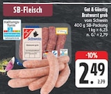Bratwurst grob im Angebot bei E center in Bamberg Bratwurst grob Angebote von Gut & Günstig bei E center Bamberg für 2,49 €
