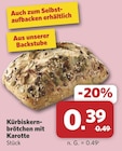 Aktuelle Körnerbrötchen Angebote bei combi in Hannover Aktuelles Kürbiskernbrötchen mit Karotte Angebot bei combi in Hannover ab 0,39 €