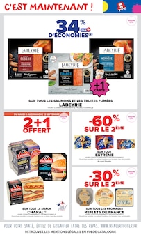 Promotion Saumon Fumé dans le prospectus Carrefour Market, valable du 08/09/2026 au 20/09/2026 Promo Saumon Fumé dans le catalogue Carrefour Market du moment à la page 8
