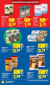 Promotion Sucre dans le prospectus Lidl, valable du 04/12/2025 au 10/12/2025 Promo Sucre dans le catalogue Lidl du moment à la page 14