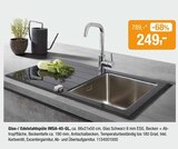 Glas-/ Edelstahlspüle IMSA-45-GL im Angebot bei Opti-Wohnwelt in Würzburg Glas-/ Edelstahlspüle IMSA-45-GL Angebote bei Opti-Wohnwelt Würzburg für 249,00 €