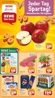 Schweinefleisch im REWE Prospekt "Dein Markt" mit 35 Seiten (Leipzig)