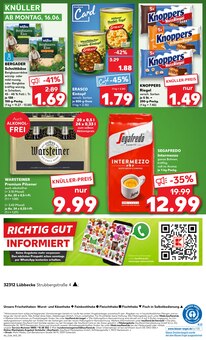 Warsteiner im aktuellen Kaufland Prospekt (Melle) Warsteiner im Kaufland Prospekt "Aktuelle Angebote" mit 54 Seiten (Melle)