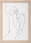 Toile encadrée visage 50×70cm dans le catalogue Maxi Bazar