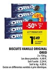 Biscuits vanille original - Oreo à 1,49 € dans le catalogue Supeco