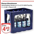 Aktuelles Mineralwasser Angebot bei GLOBUS in Mannheim ab 4,49 €