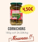 Cornichons au vinaigre - NATURALIA en promo chez Naturalia Cornichons au vinaigre - NATURALIA dans le catalogue Naturalia