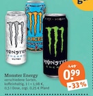 Aktuelles Monster Energy Angebot bei tegut in München ab 0,99 €