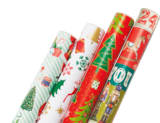 4 rouleaux de papier cadeau 2 m en promo chez Gifi 4 rouleaux de papier cadeau 2 m dans le catalogue Gifi