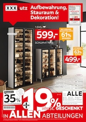 Aktueller XXXLutz Möbelhäuser Möbel & Einrichtung Prospekt in Hecklingen und Umgebung, "Aufbewahrung, Stauraum & Dekoration!" mit 16 Seiten, 16.02.2026 - 01.03.2026