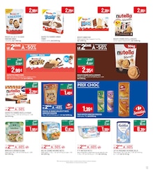 Promotion Nutella dans le prospectus Supermarchés Match, valable du 07/10/2025 au 19/10/2025 Promo Nutella dans le catalogue Supermarchés Match du moment à la page 13