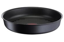 Tefal A1989014 Ideal Poêle Compartimentée, En Fonte d'Aluminium, Noir, 24  cm : : Cuisine et Maison