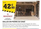Promo Dalles en pierre du Sinaï à 42,90 € dans le catalogue Tout Faire à Mézières-sur-Seine