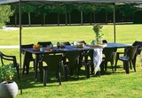SALON DE JARDIN 12 PERSONNES - ALLIBERT dans le catalogue Auchan Hypermarché