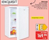 Kühlschrank KS 16-V-040E Angebote von Exquisit bei Marktkauf Schwabach für 169,99 €
