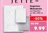 Angorina-Wohndecke Angebote von JETTE bei Kaufland Eisenach für 9,99 €