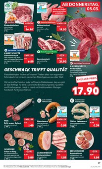 Rindfleisch im Kaufland Prospekt "Aktuelle Angebote" mit 60 Seiten (Braunschweig)