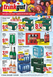 Trinkgut Prospekt für Blomberg: "Aktuelle Angebote", 18 Seiten, 09.02.2026 - 14.02.2026