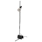 Standleuchte + Lampe schwarz/rund Klarglas grau Angebote von HÅRSLINGA / MOLNART bei IKEA Salzgitter für 27,98 €