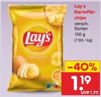 Aktuelles Kartoffelchips Angebot bei Netto Marken-Discount in Jena ab 1,19 €