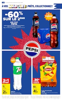 Promo Pepsi dans le catalogue Carrefour Market du moment à la page 6