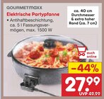 Elektrische Partypfanne im Angebot bei Netto Marken-Discount in Gotha Elektrische Partypfanne Angebote von GOURMETmaxx bei Netto Marken-Discount Gotha für 27,99 €
