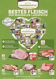 E center Fleisch im Prospekt 