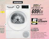 Sèche-linge WQG1420DFR - BOSCH en promo chez Blanc Brun Mantes-la-Jolie à 699,90 €