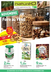 Prospectus Magasins Bio NaturéO en cours à Houilles et alentours, "NOVEMBRE Foire au VRAC", 30 pages, 28/10/2026 - 22/11/2026 Catalogue Magasins Bio NaturéO en cours à Houilles et alentours, "NOVEMBRE Foire au VRAC", 30 pages, 28/10/2026 - 22/11/2026